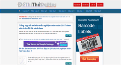 Desktop Screenshot of dethithudaihoc.com